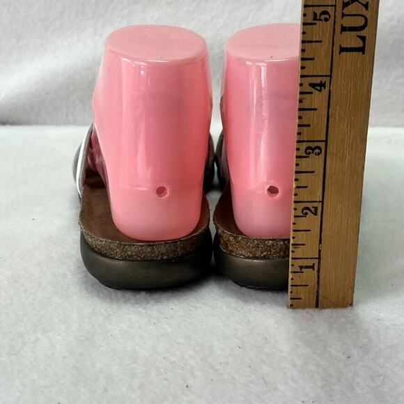 NAOT Liv Slide Sandals Women's Size 7 Slip-On Flats Multicolor Leather Metallic - Picture 5 of 12